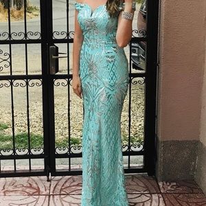 Long mermaid dress